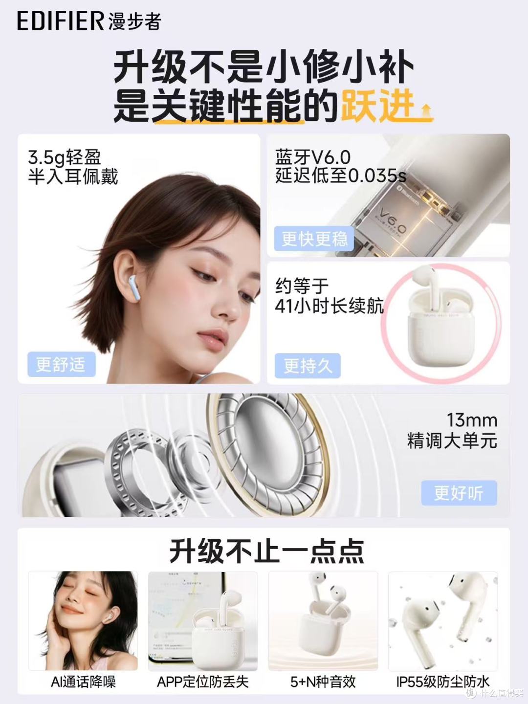 运动党狂喜!漫步者 ZeroAirPro,久戴不痛的降噪耳机✨