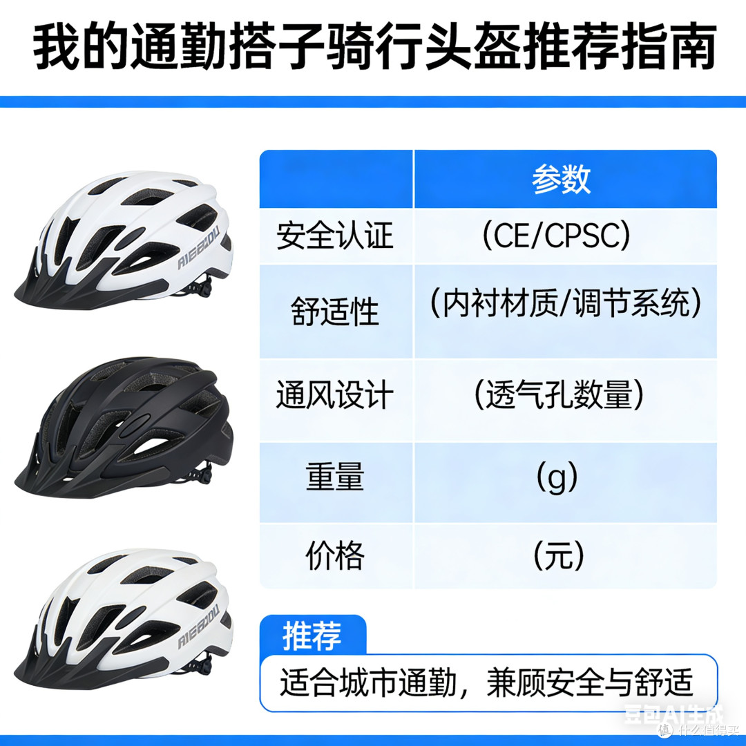通勤头盔选购指南
