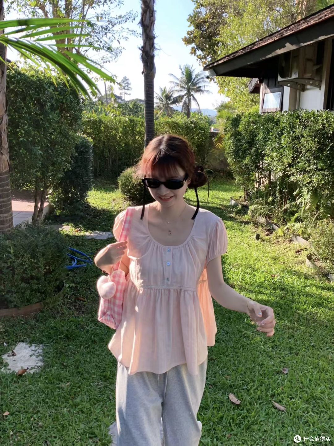樱花奶芙粉衬衫🌸 纯欲甜妹本命上衣