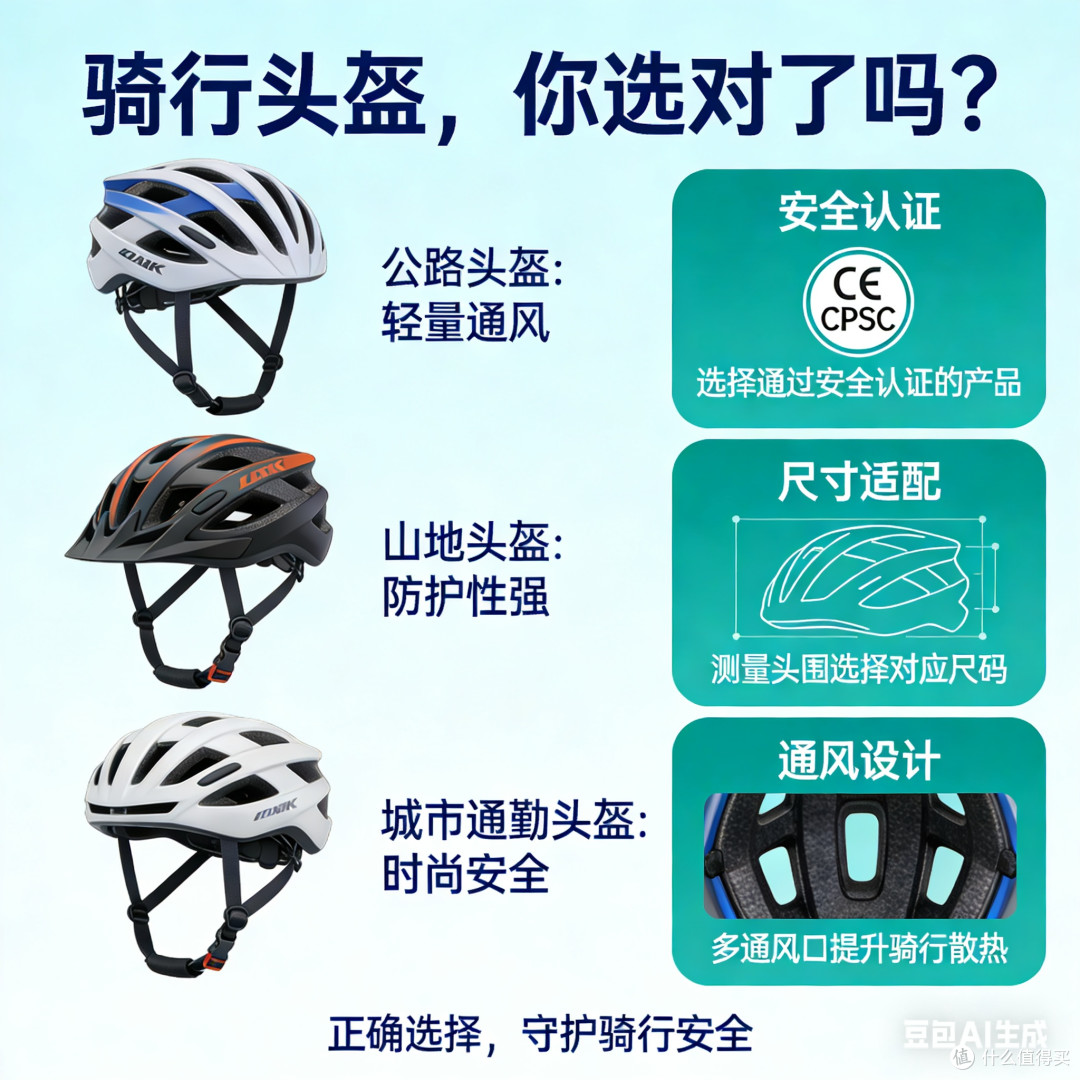 骑行头盔,你选对了吗?