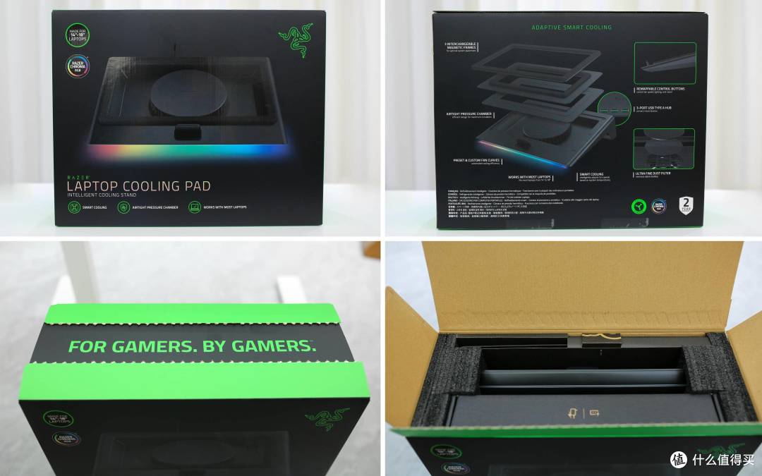 自适应智能控温,核心直降38°C——雷蛇(Razer)笔记本散热底座
