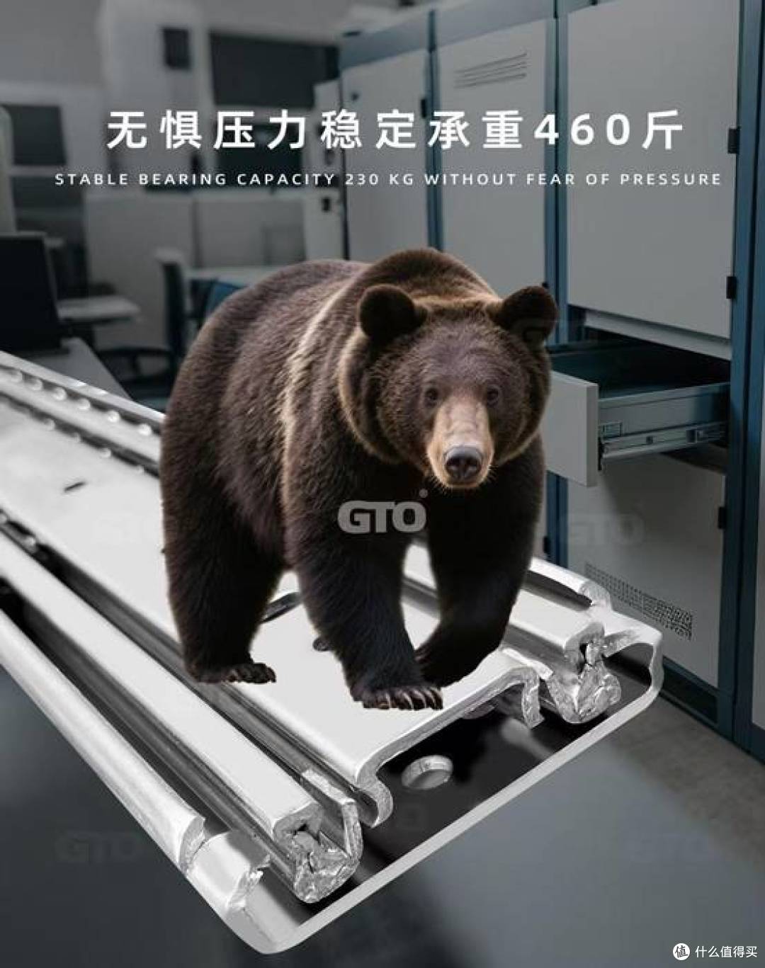 三节不锈钢重型钢珠滑轨:防潮防锈承重强,工业家用通吃耐用王者