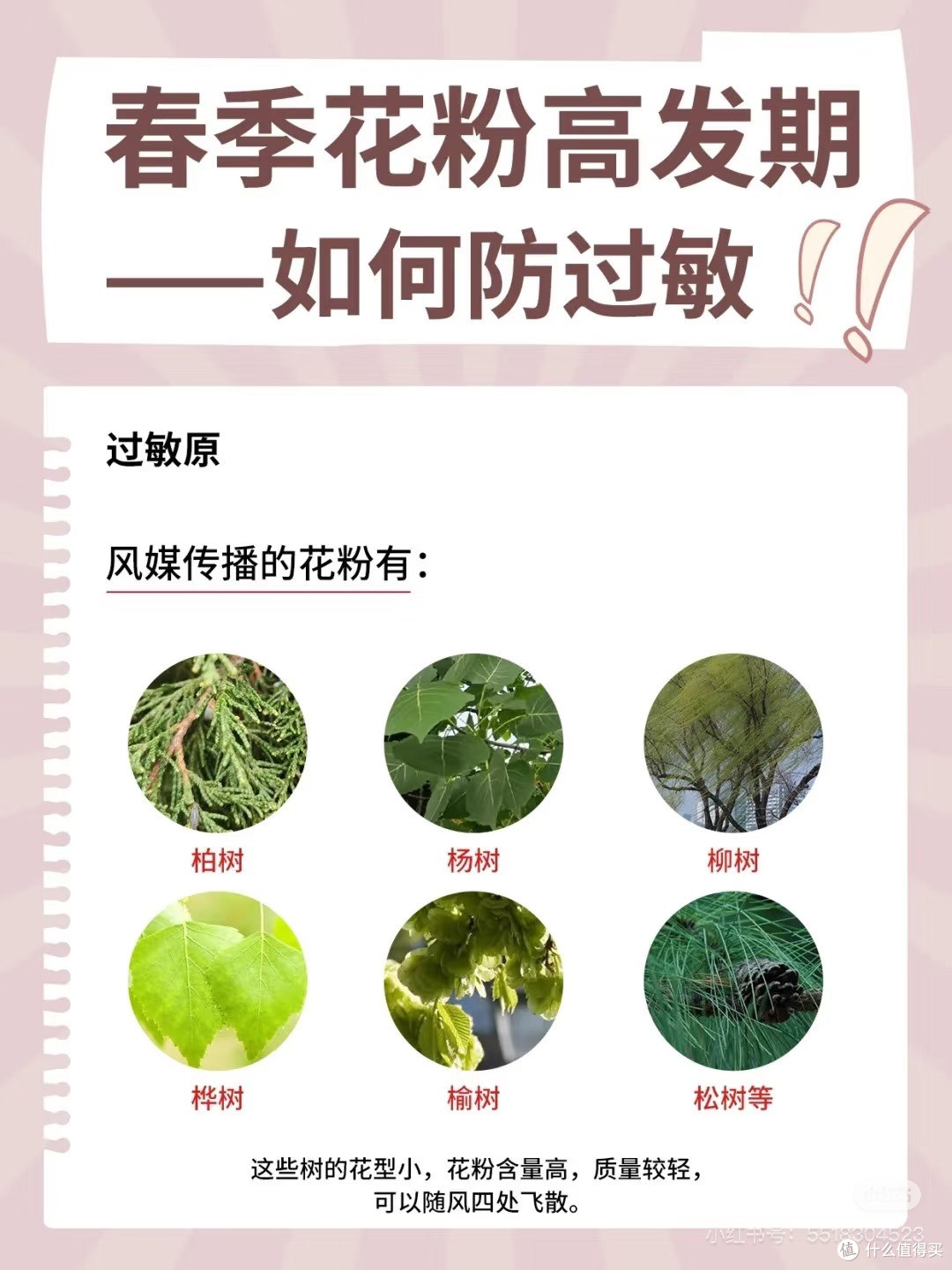 春季花粉过敏预防与应对指南