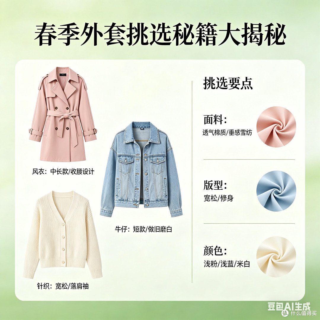 春季外套挑选秘籍大揭秘