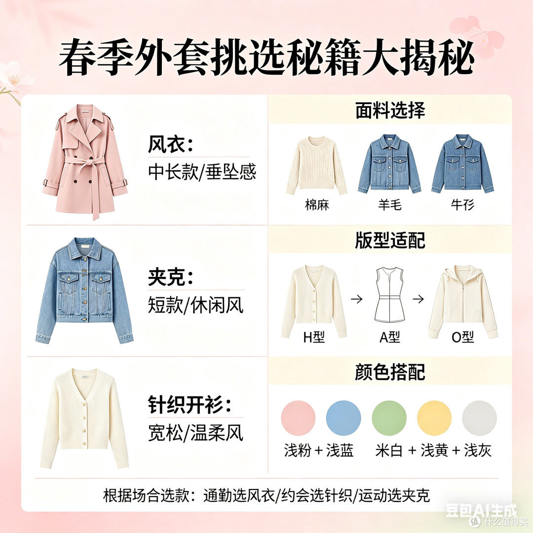 春季外套挑选秘籍大揭秘