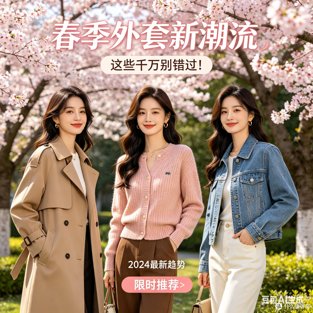 春季外套新潮流,这些千万别错过!