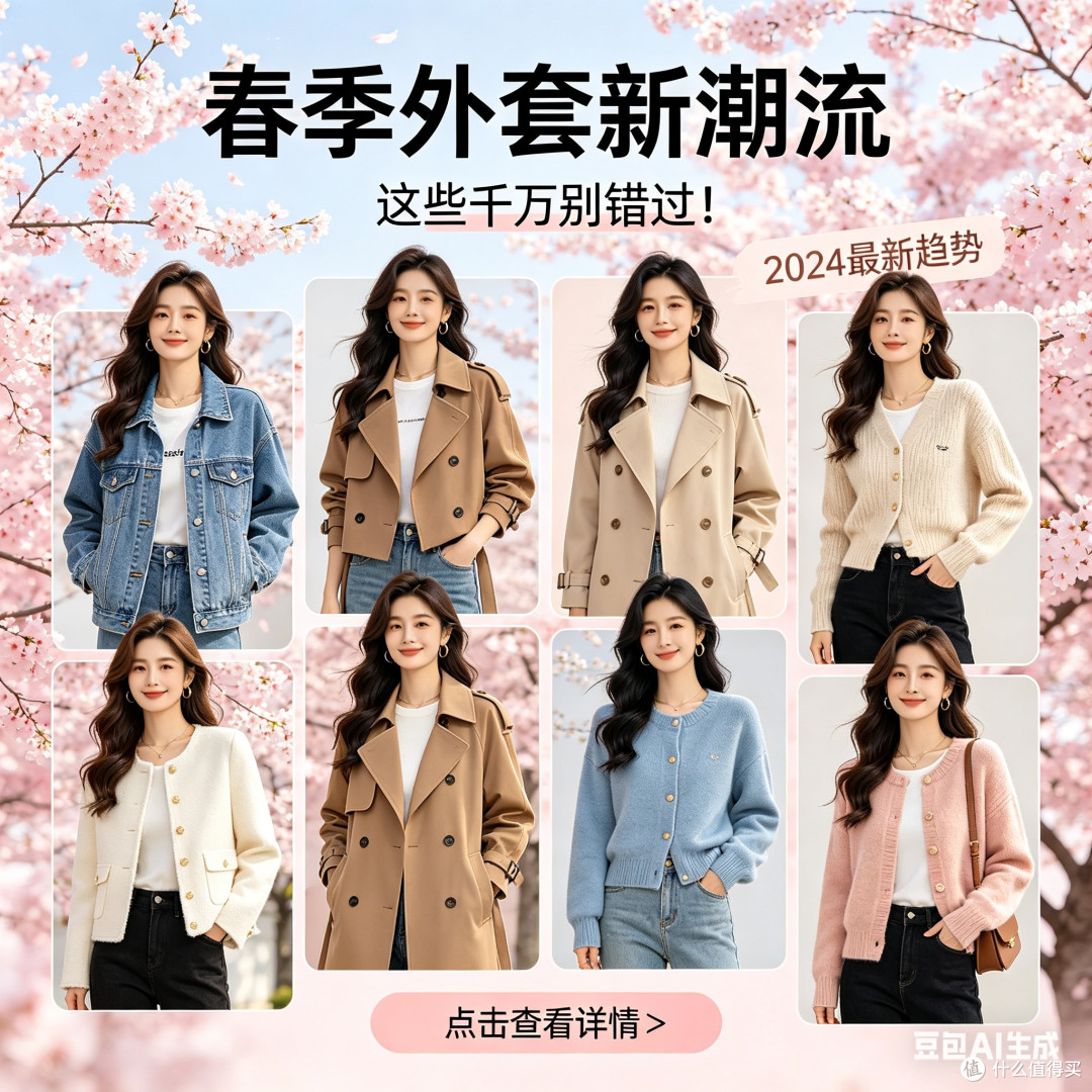 春季外套新潮流，这些千万别错过！