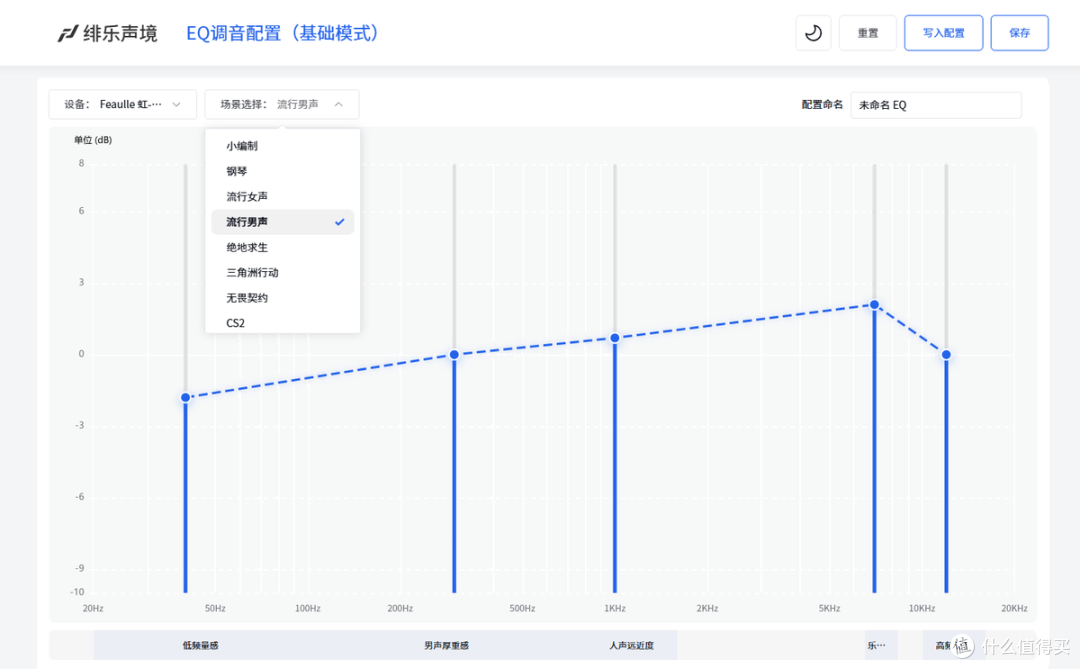 提供强大的EQ调节平台!评测绯乐虹Type-c接口有线降噪耳机