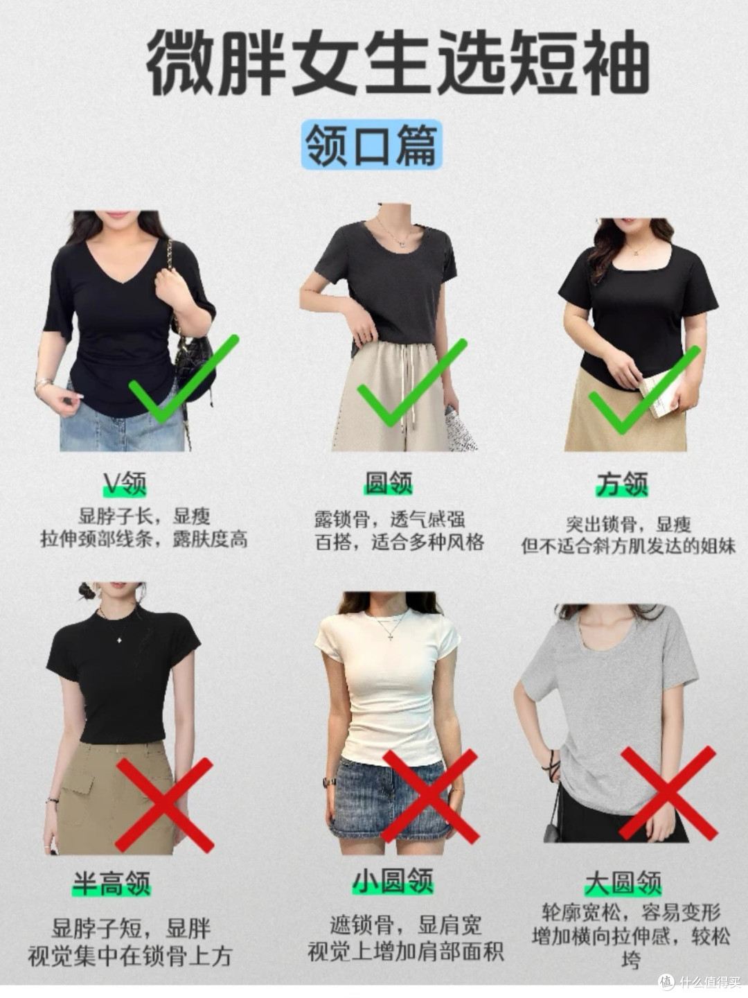 微胖女生显瘦穿搭:领口、肩袖、下摆的三大秘诀