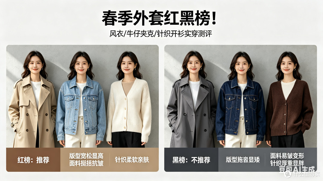 春季外套选购指南：显瘦与高级感
