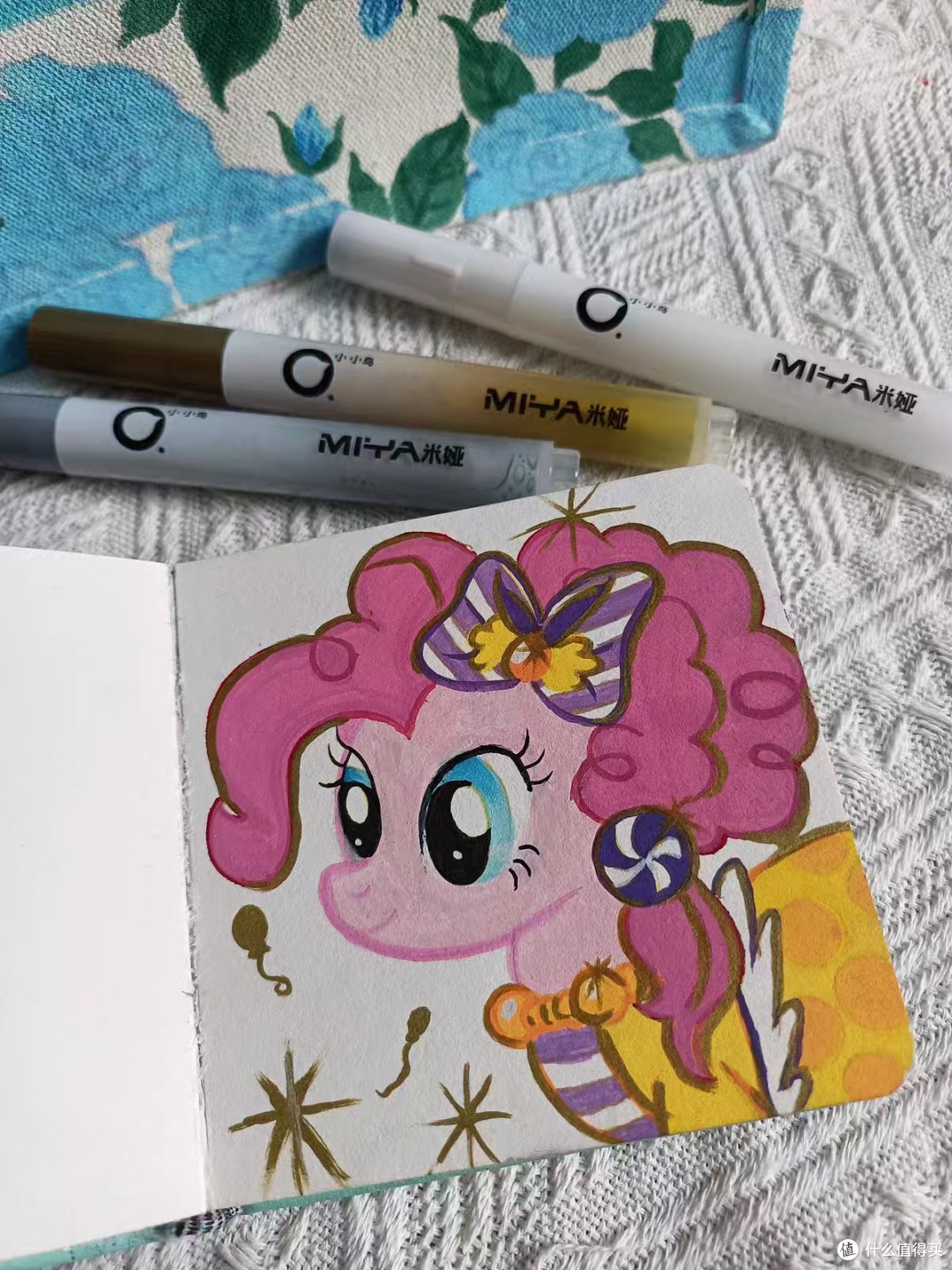 自带星光✨米娅小小鸟金属丙烯笔,画画签名都封神