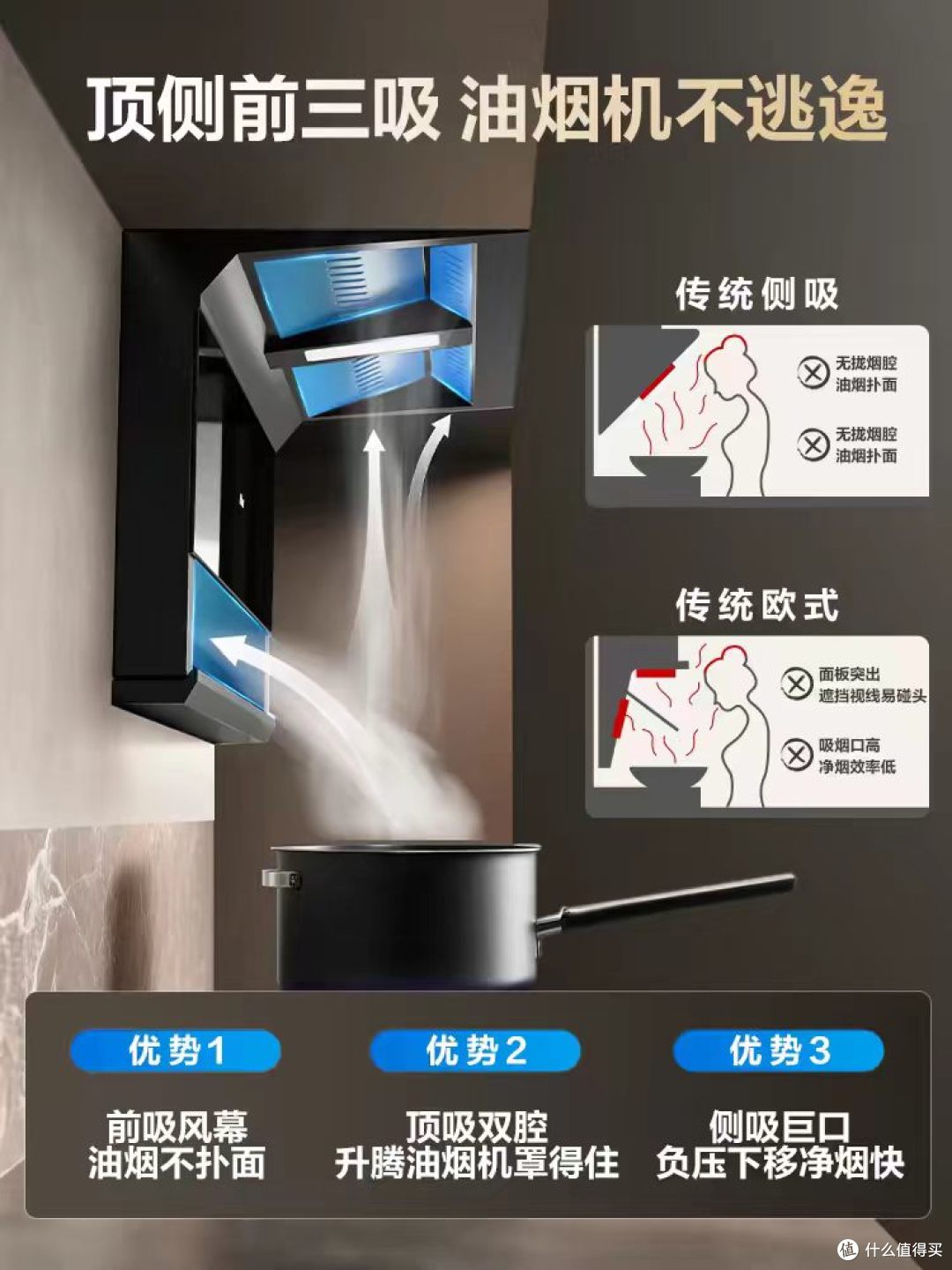 厨房封神!海尔大嘴 C61Pro 烟灶套装,爆炒也无烟✨