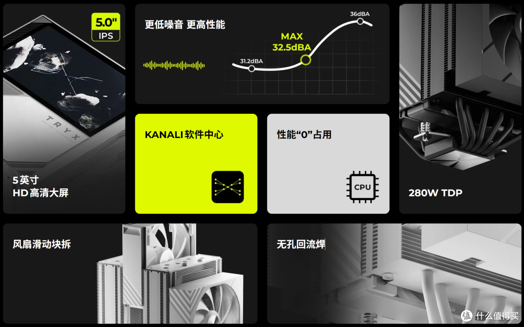颜值拉满的旗舰风冷,创氪星系TRYX风屿620散热器评测