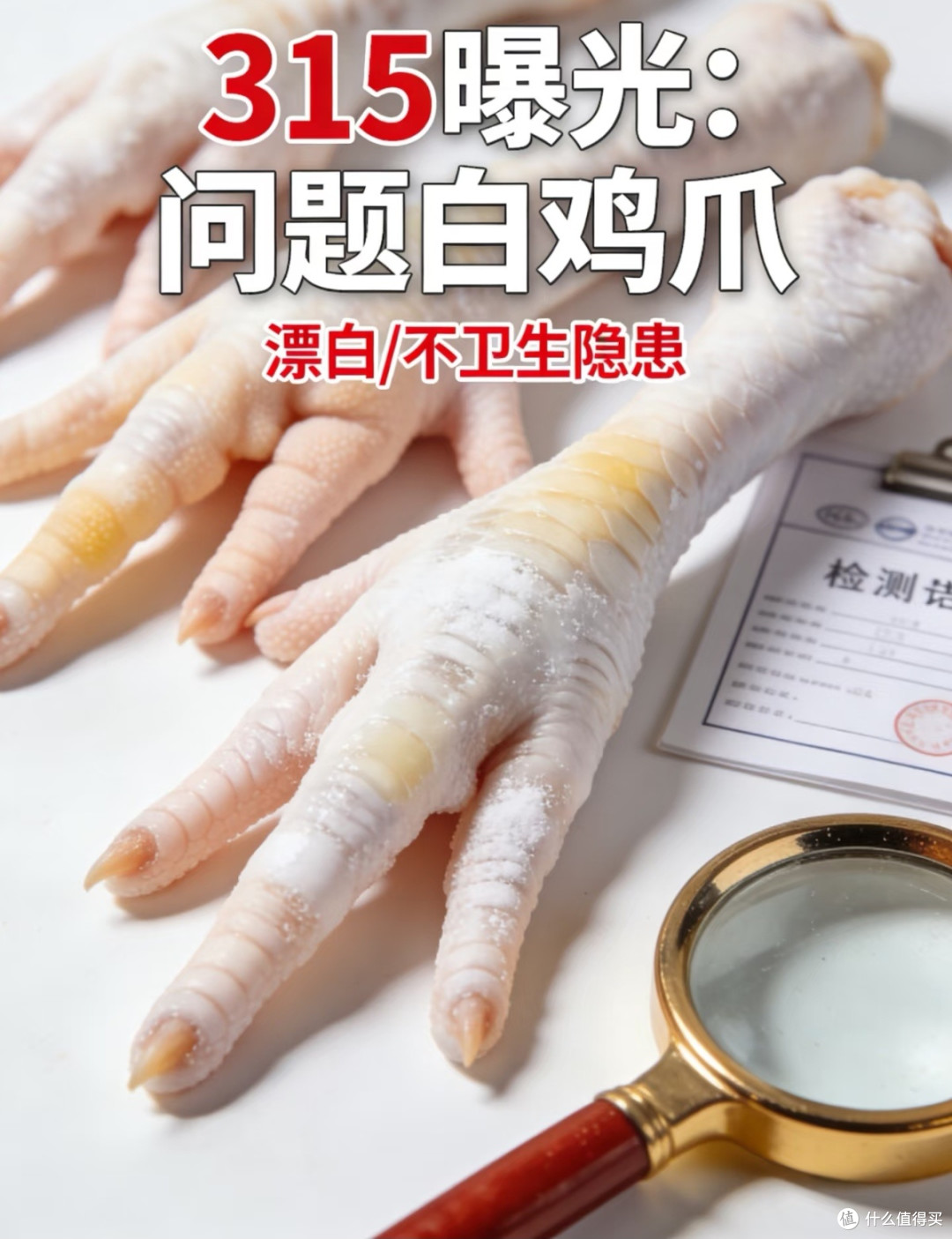 鸡爪选购误区:白净未必安全