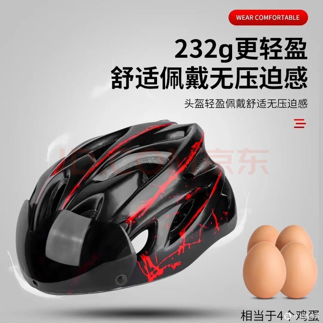 百元内骑行头盔封神款!磁吸风镜+轻量透气