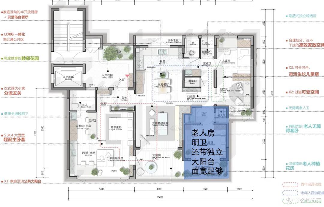 住建部评定一等奖户型，明明才140平，布局却逆天了，建议看看！