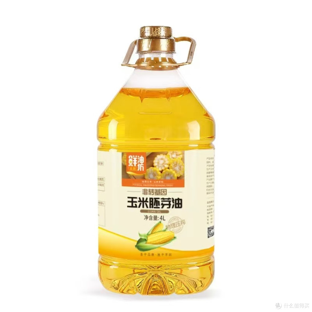 家用食用油封神✨金胜非转玉米油4L囤一次够吃大半年