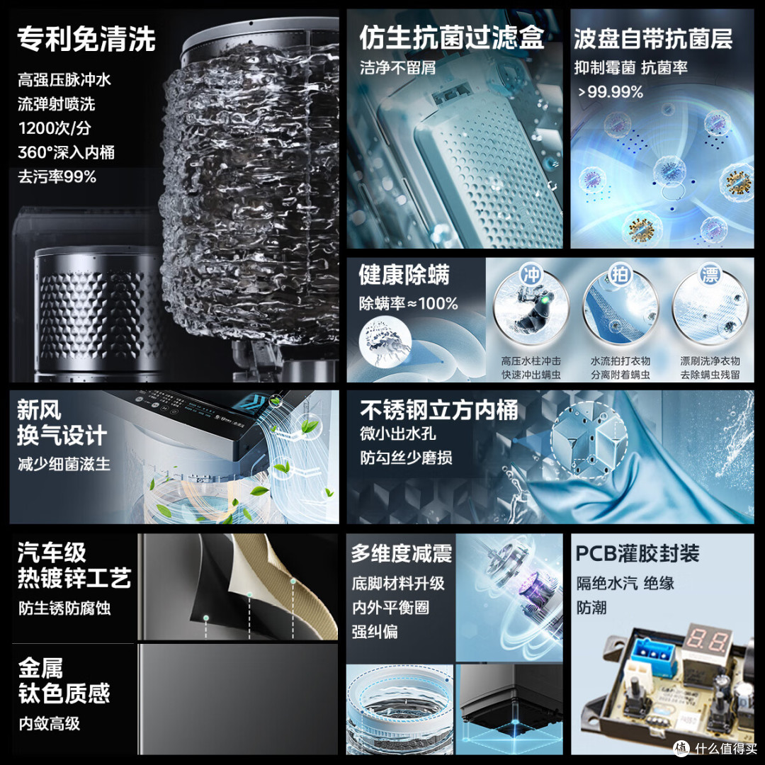 衣服洗不干净还总打结?闭眼入这6款10公斤波轮洗衣机!