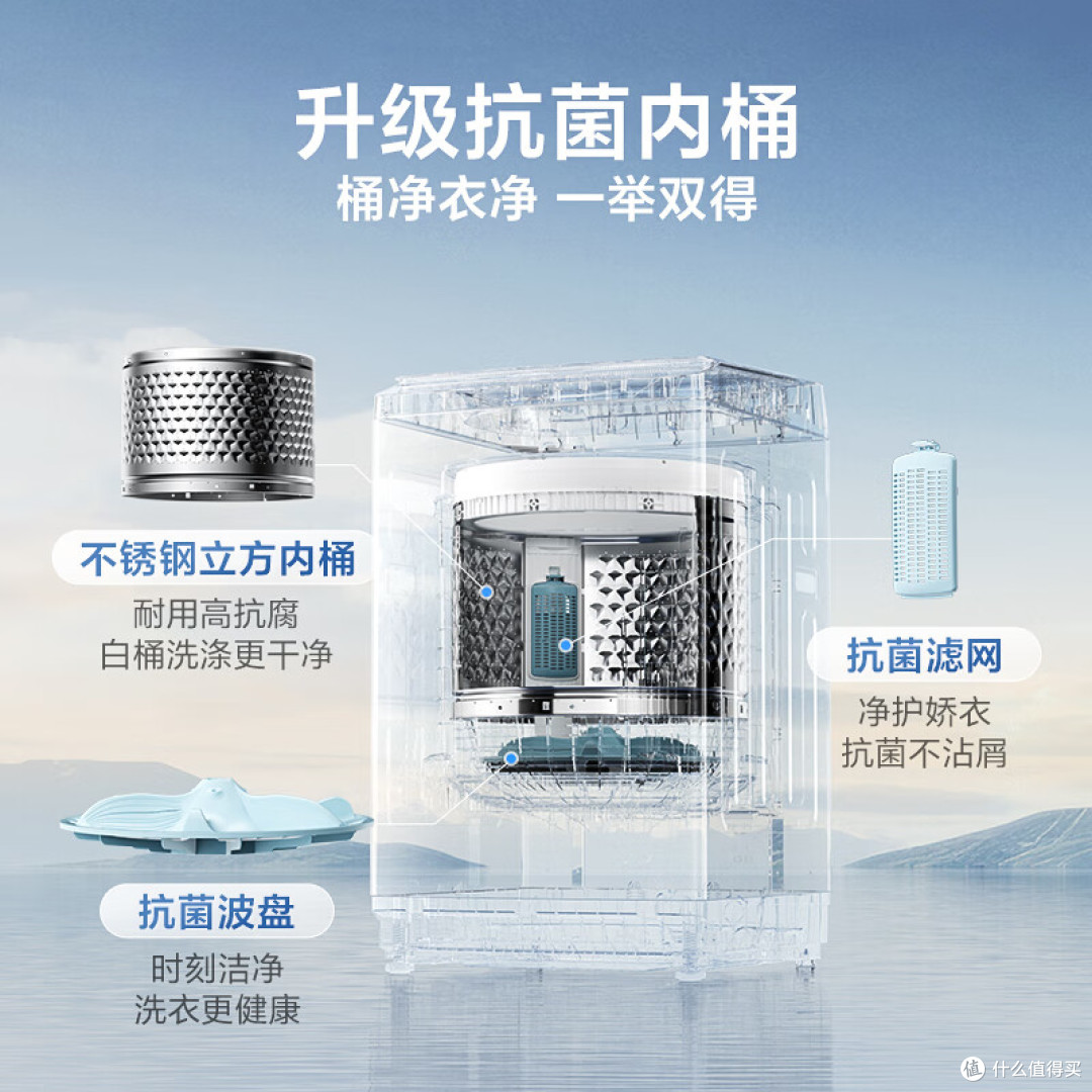 衣服洗不干净还总打结?闭眼入这6款10公斤波轮洗衣机!