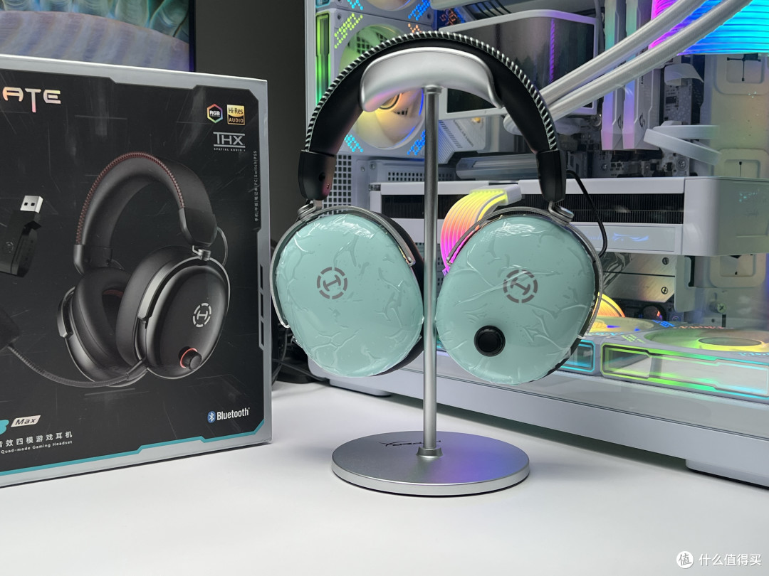 航空耳机的造型,轻量化和佩戴舒适度拉满:漫步者G3 MAX游戏耳机