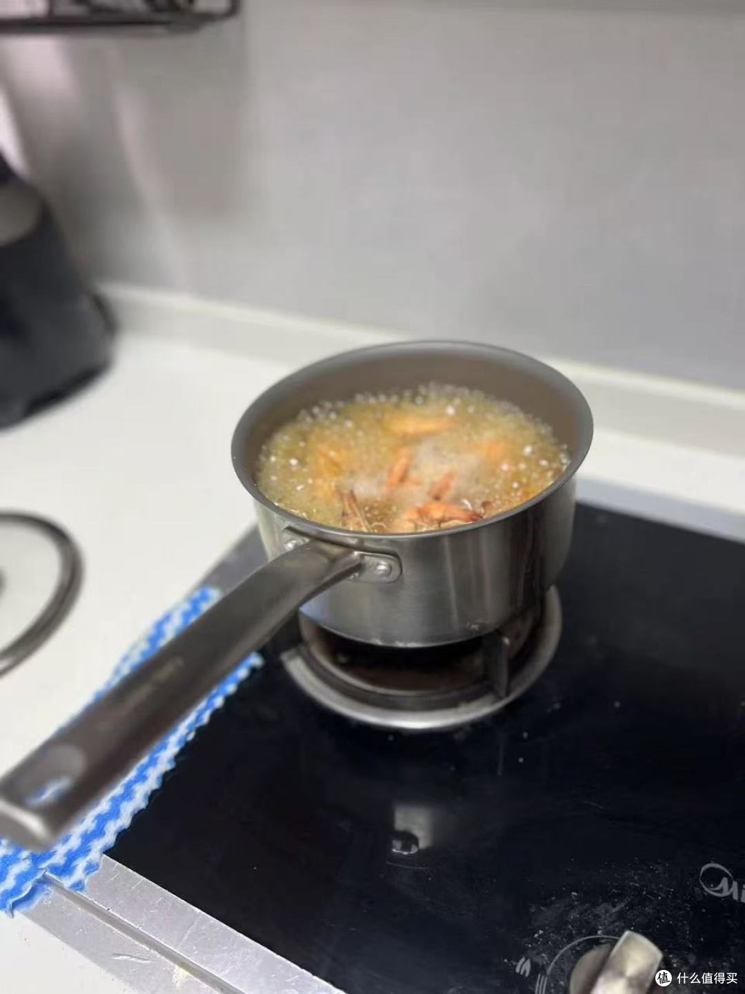 宝妈封神✨德国三头鹰纯钛奶锅，一口搞定辅食 + 煮面 + 蒸煮