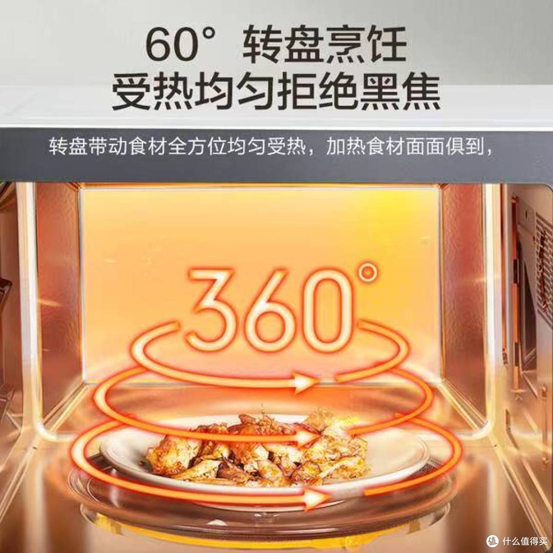 历史新低！美的M1-230E微波炉383元到手，360°转盘+旋钮操控