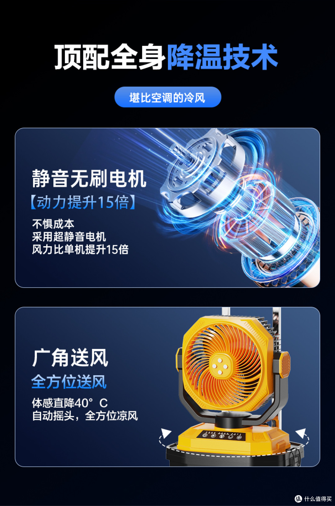 拉杆水箱喷雾风扇，极端高温救星