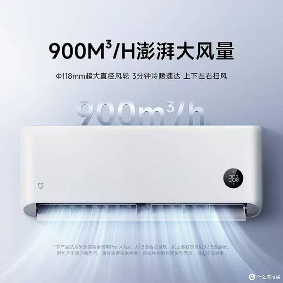 1546 元小米巨省电 Pro 1.5 匹超一级空调 十年质保+顶配用料太香