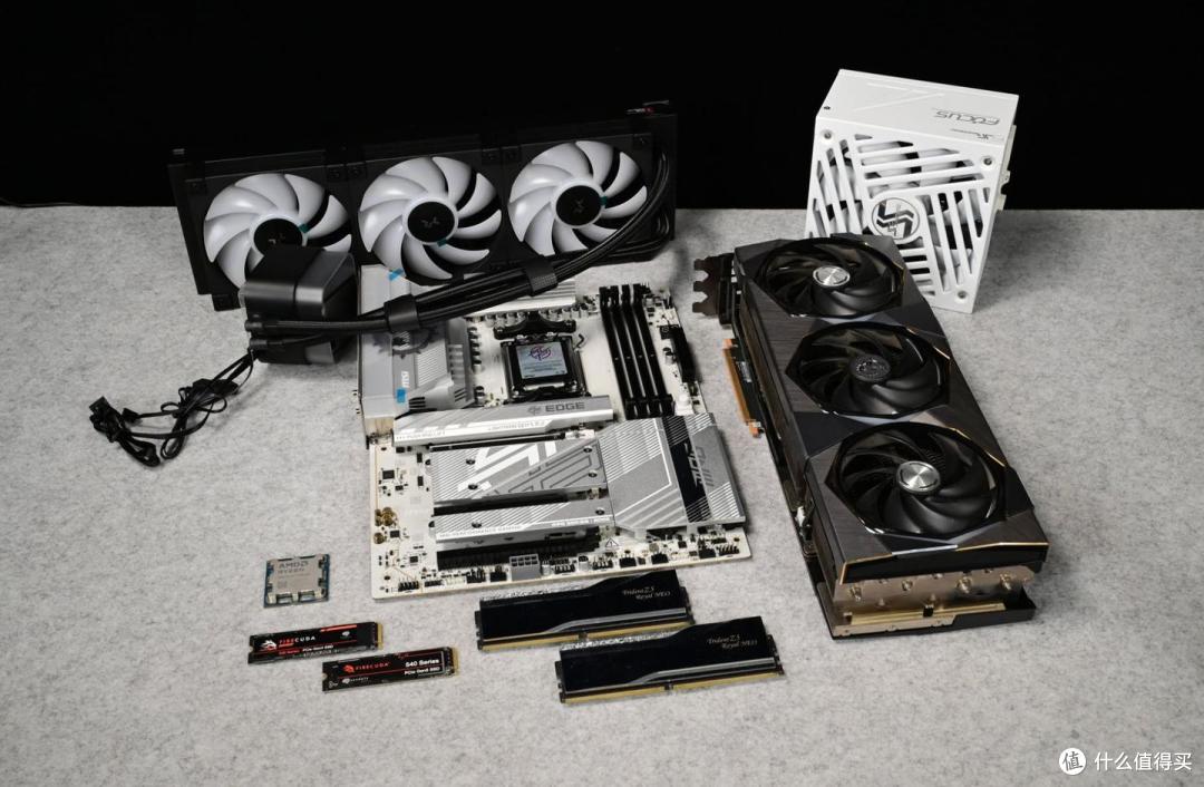 AMD游戏神U配刀锋钛主板,9800X3D实测4K通吃3A大作,爽到飞起!