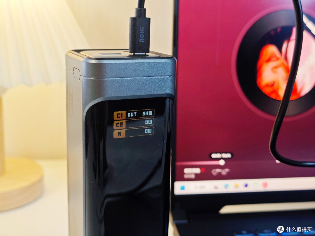 25200mAh+170W奥海黑武士充电宝,100W 快充+三口同充太实用