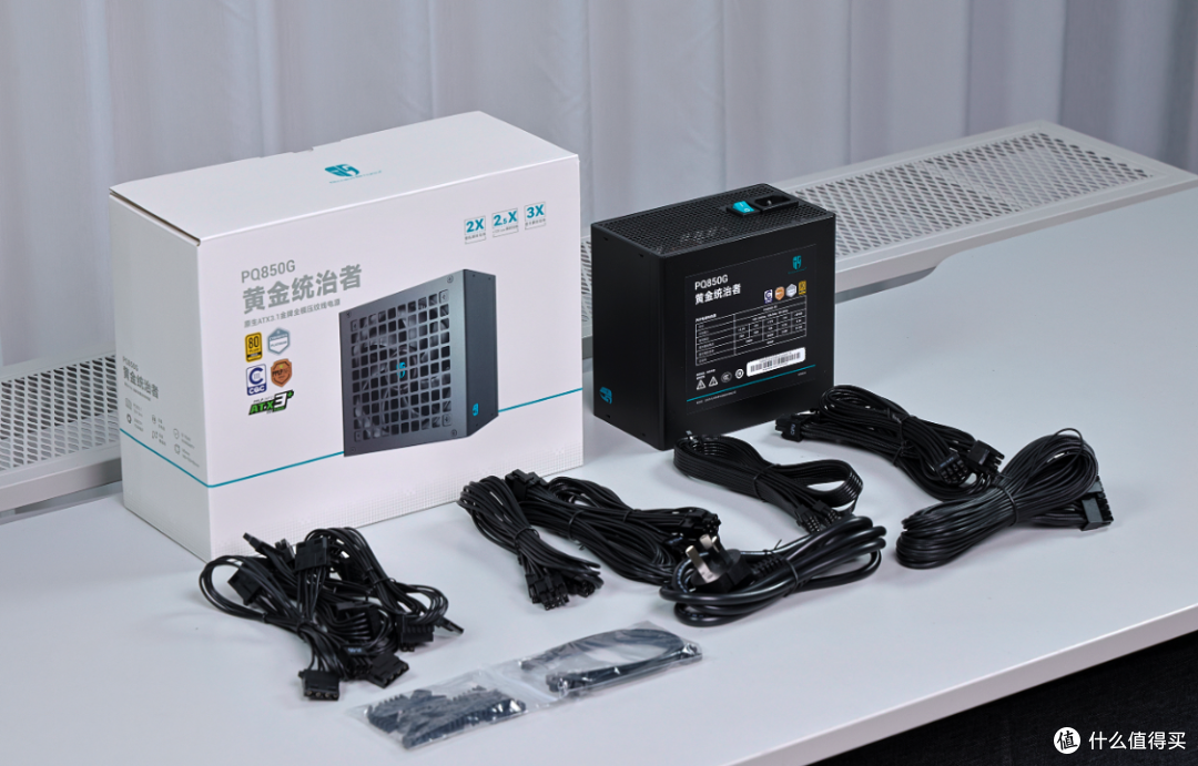 能打好看桌面立式小钢炮:98X3D+B850M电竞雕+5080黑金+CH270机箱