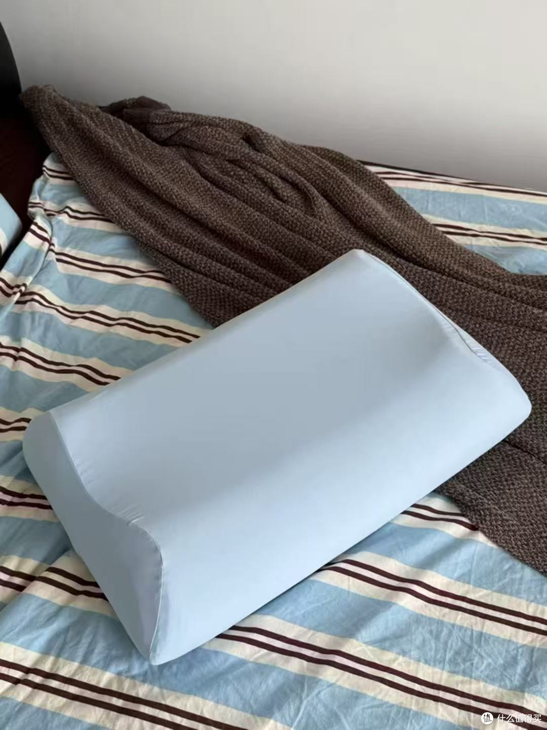 半弦月枕头,记忆棉护颈椎,侧睡专用超舒适!