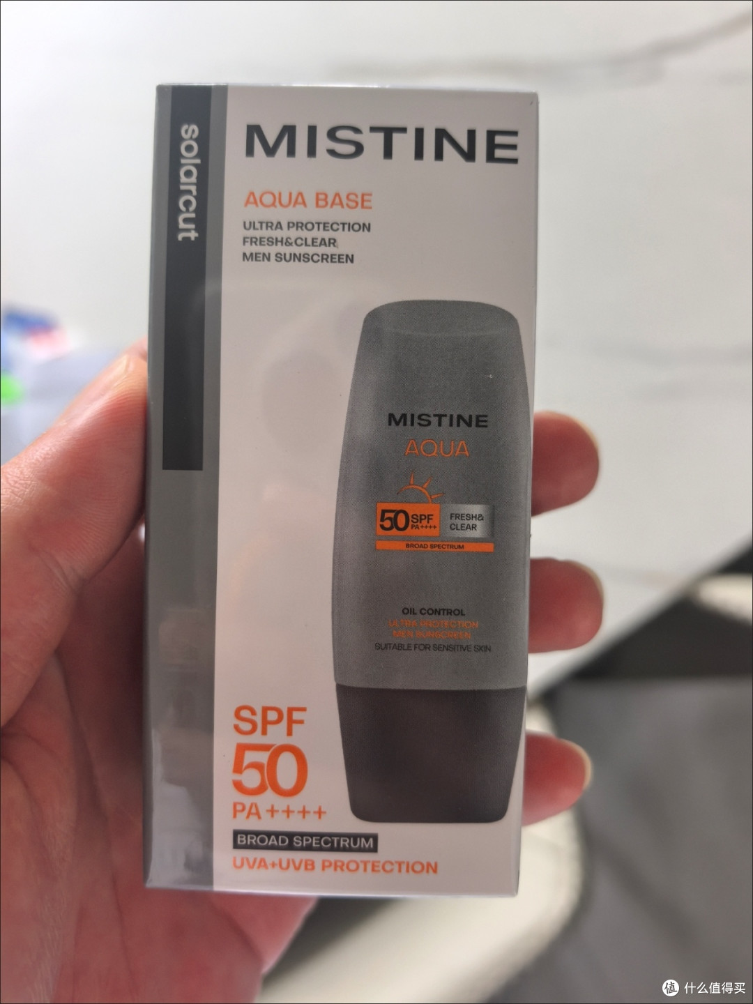 Mistine男士防晒霜，高倍防护轻肤感