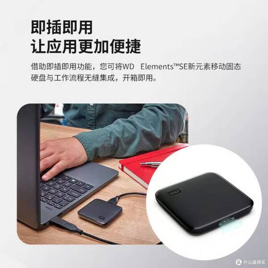 西部数据 Elements SE 1TB PSSD 到手 879 元 晒单返 50 元 E 卡