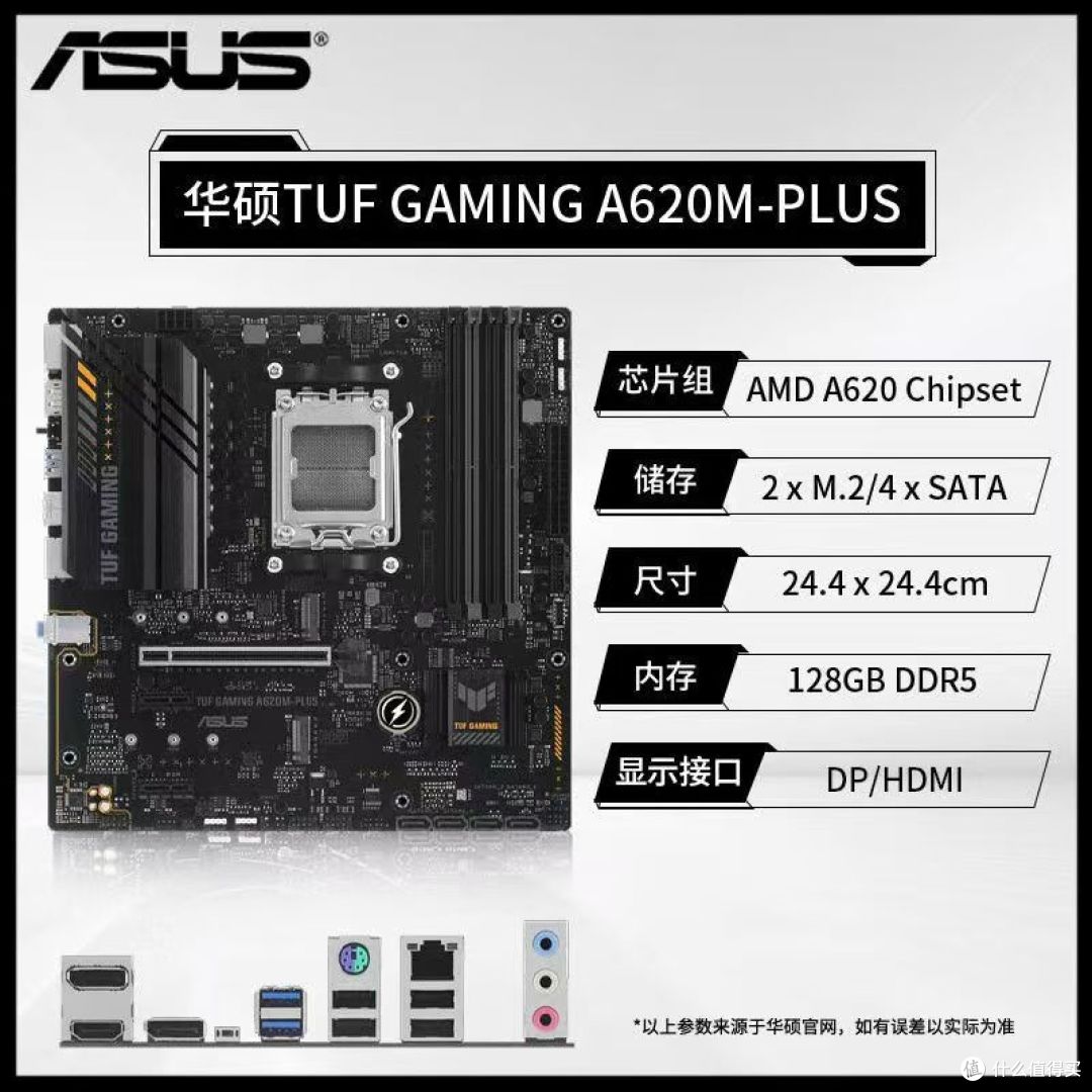 华硕TUF A620M-PLUS重炮手