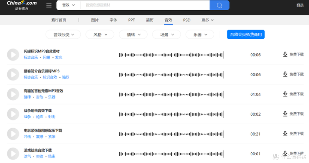 27个优质音乐素材下载网站合集,视频创作者必备!