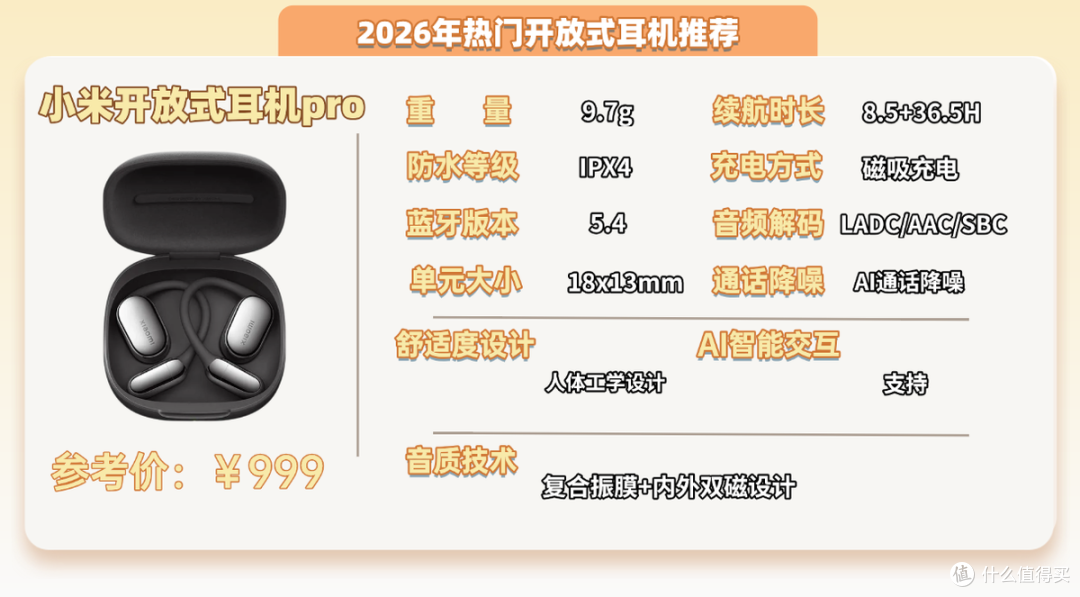 挂耳式耳机哪个牌子更好用?实测推荐十款品质好的开放式耳机品牌