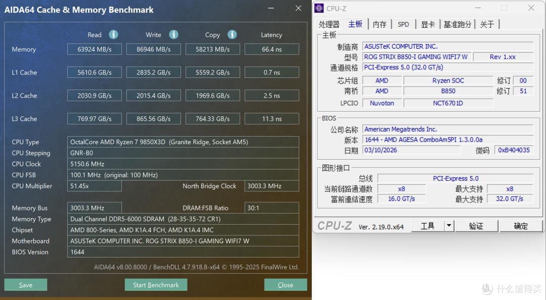9L ITX小钢炮:9850X3D+ROG B850i 吹雪+AKLLA A5装机分享