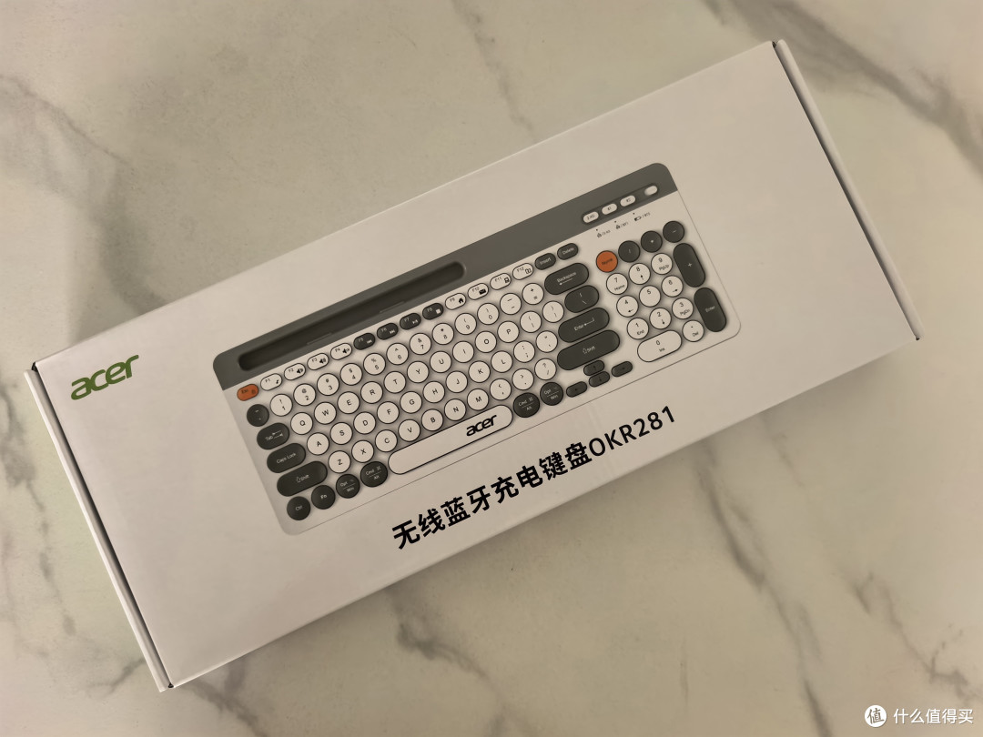 轻薄高效，随心切换——宏碁无线蓝牙双模键盘上工！