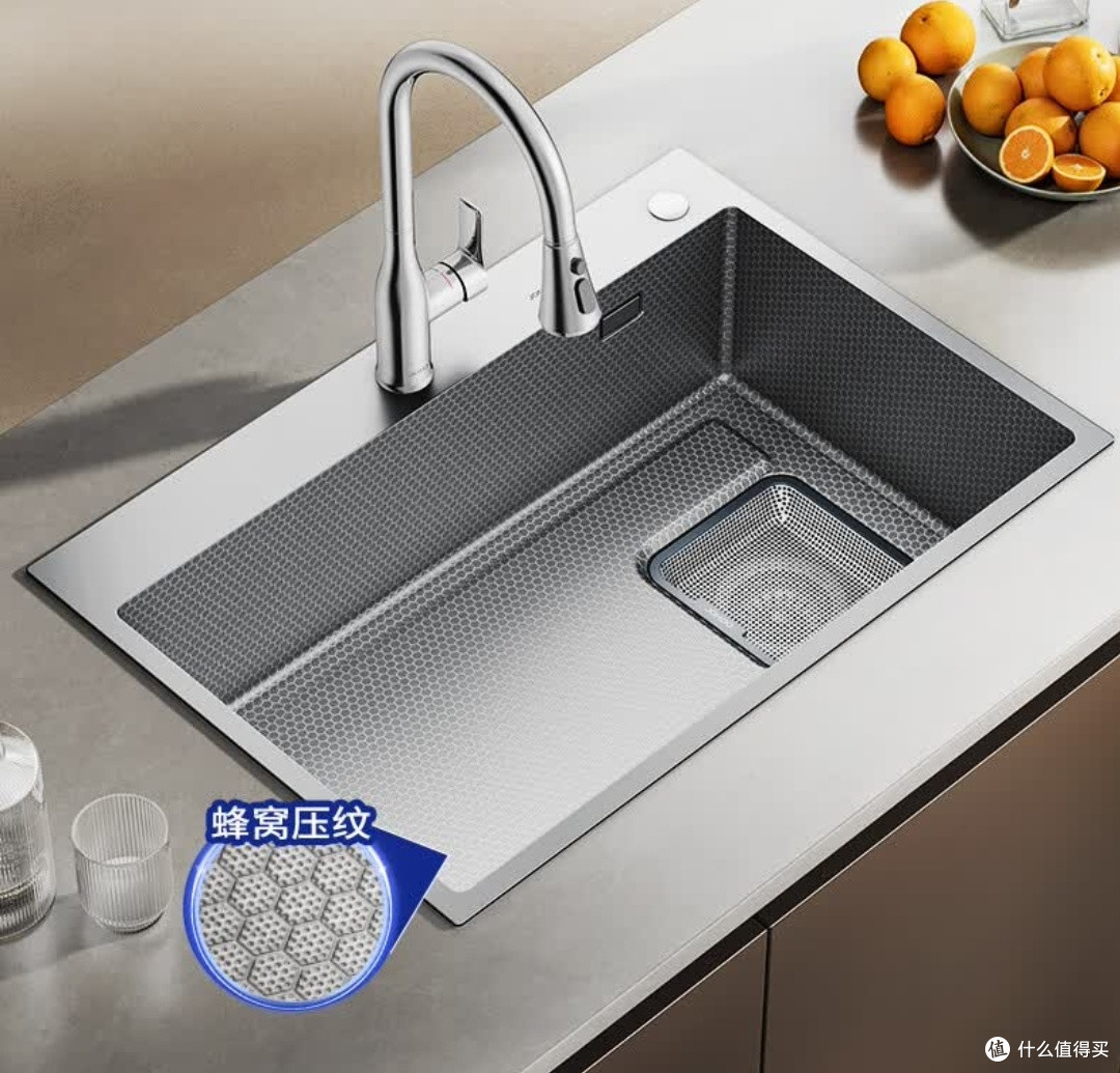 九牧02376抗菌水槽，大尺寸实用，厨房首选_厨房用品_什么值得买