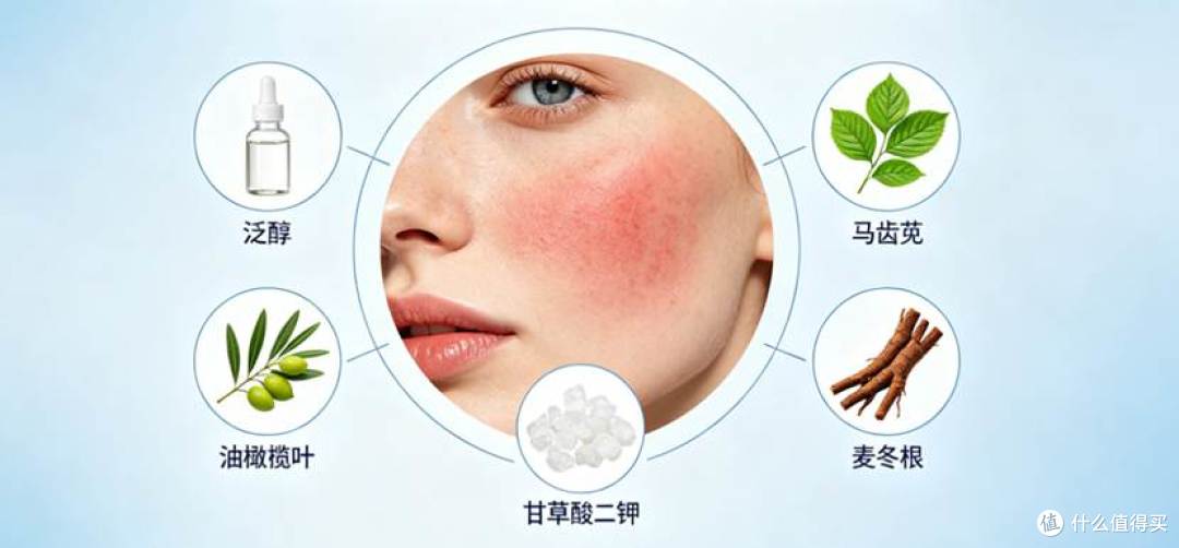 皮肤脆弱泛红易敏？5 大舒缓成分，科学修护肌肤屏障