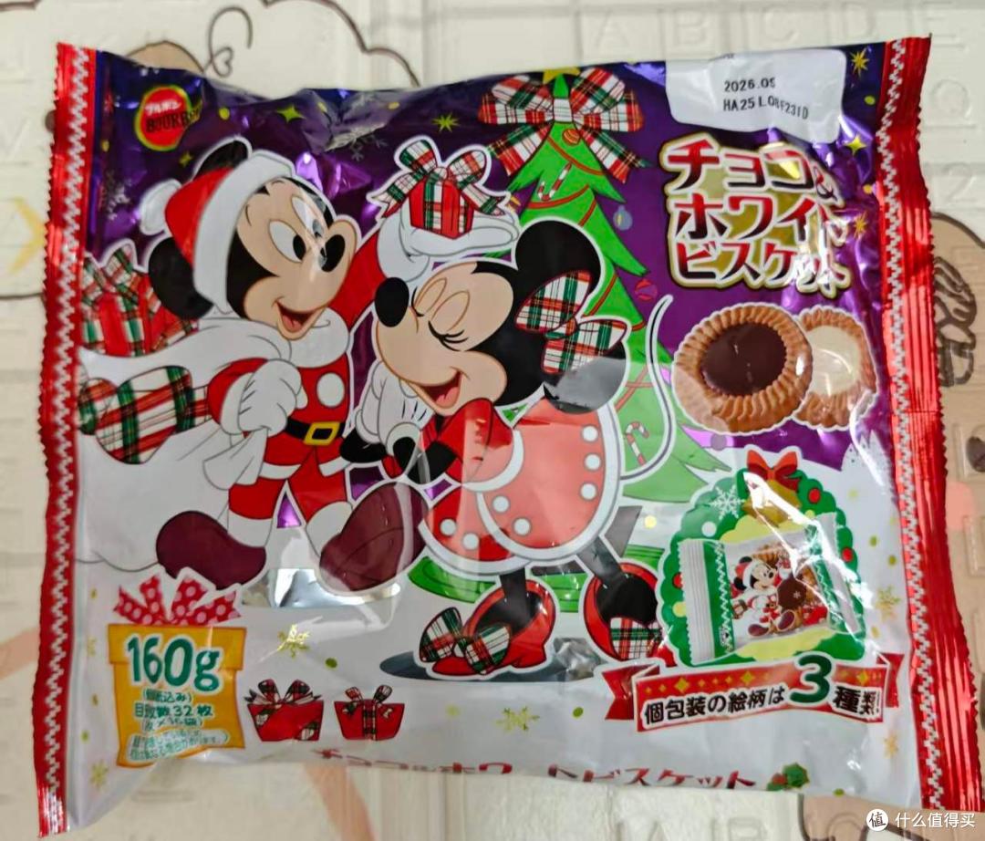 日本迪士尼限定!圣诞版夹心饼干测评 🎄