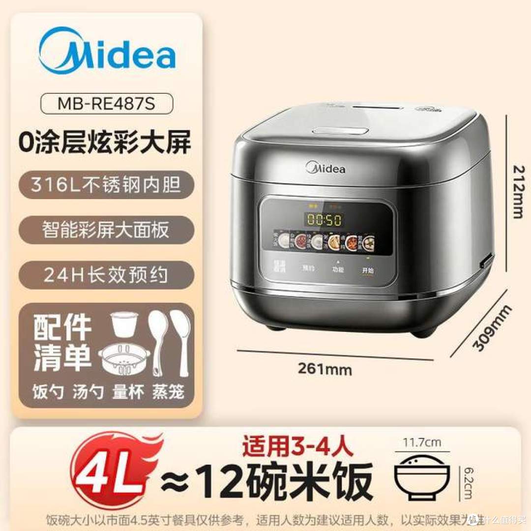 美的电饭煲哪个系列好用?2026最建议买这三款:内胆健康,煮饭好吃