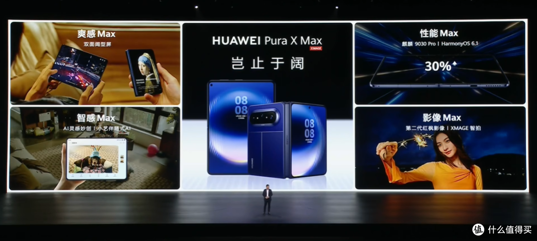 华为Pura X Max阔折叠发布:全系麒麟9030 Pro,售价10999元起!