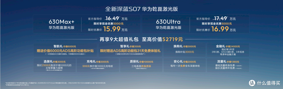 智能辅助驾驶真顶流!全新深蓝S07限时优惠价 15.99万起