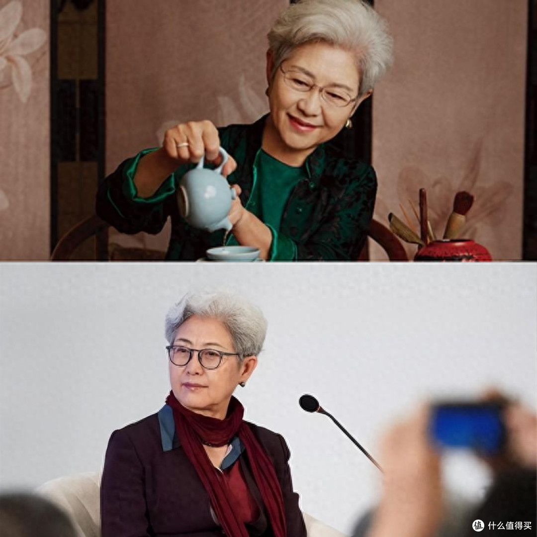 前外交官傅莹的打扮非常惊艳:白发不染、裙不上膝,美得优雅端庄