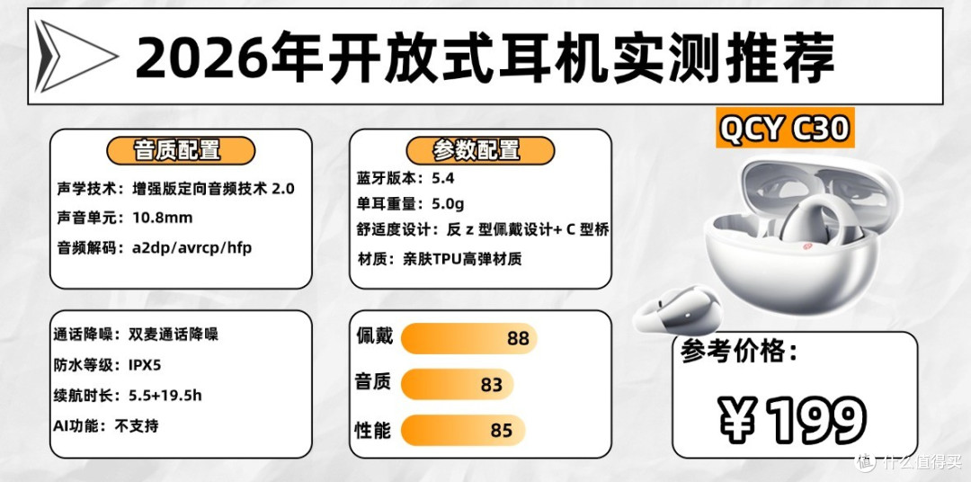 开放式耳机音质哪个好?2026年十大公认音质好的开放耳机推荐