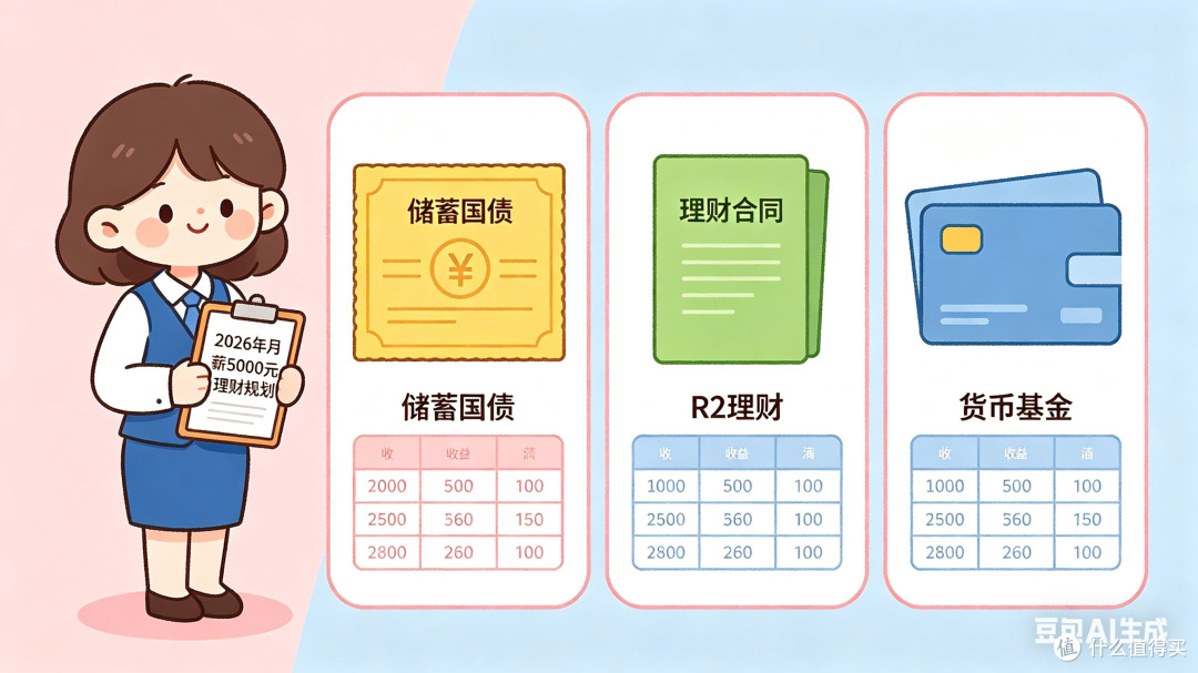 月薪5000元的稳健理财规划