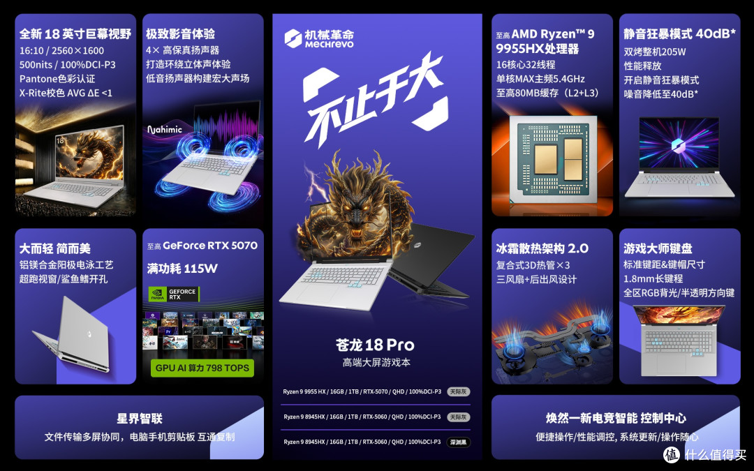 机械革命18英寸游戏本：将大屏拉回主流