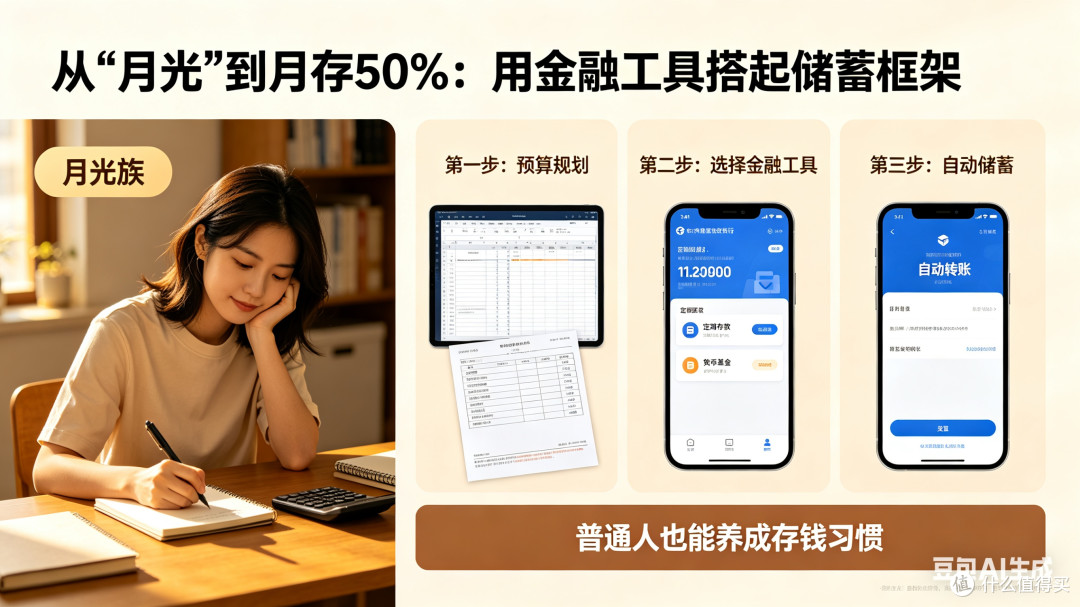 自动储蓄系统助力月光族逆袭